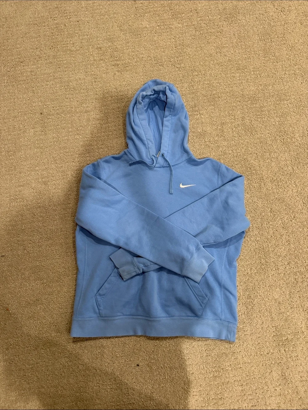 Nike Hoodies Duo — Pink & Light Blue Pullover Hoodies